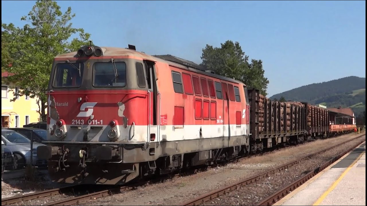 Verschubarbeiten mit ÖBB 2143 am 02.08.18