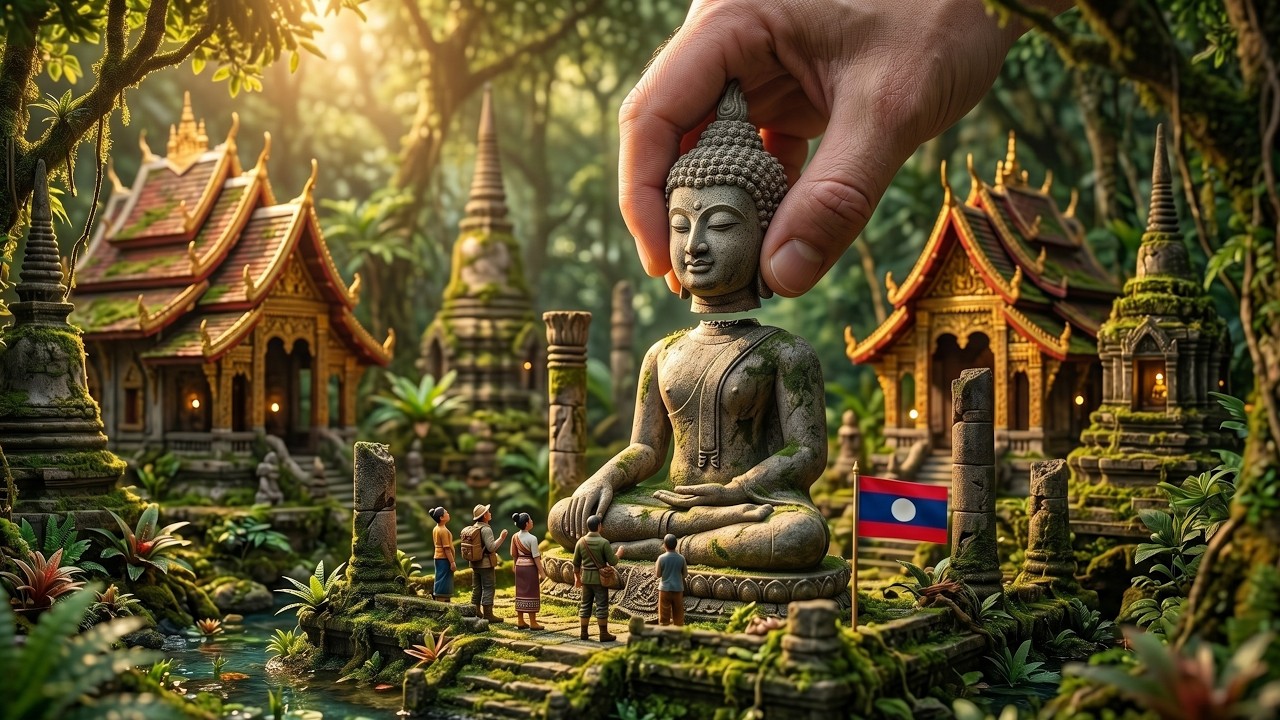 Mini Countries & Human Hand 🌍✋ Part 5 | Ultra Macro 4K AI ASMR