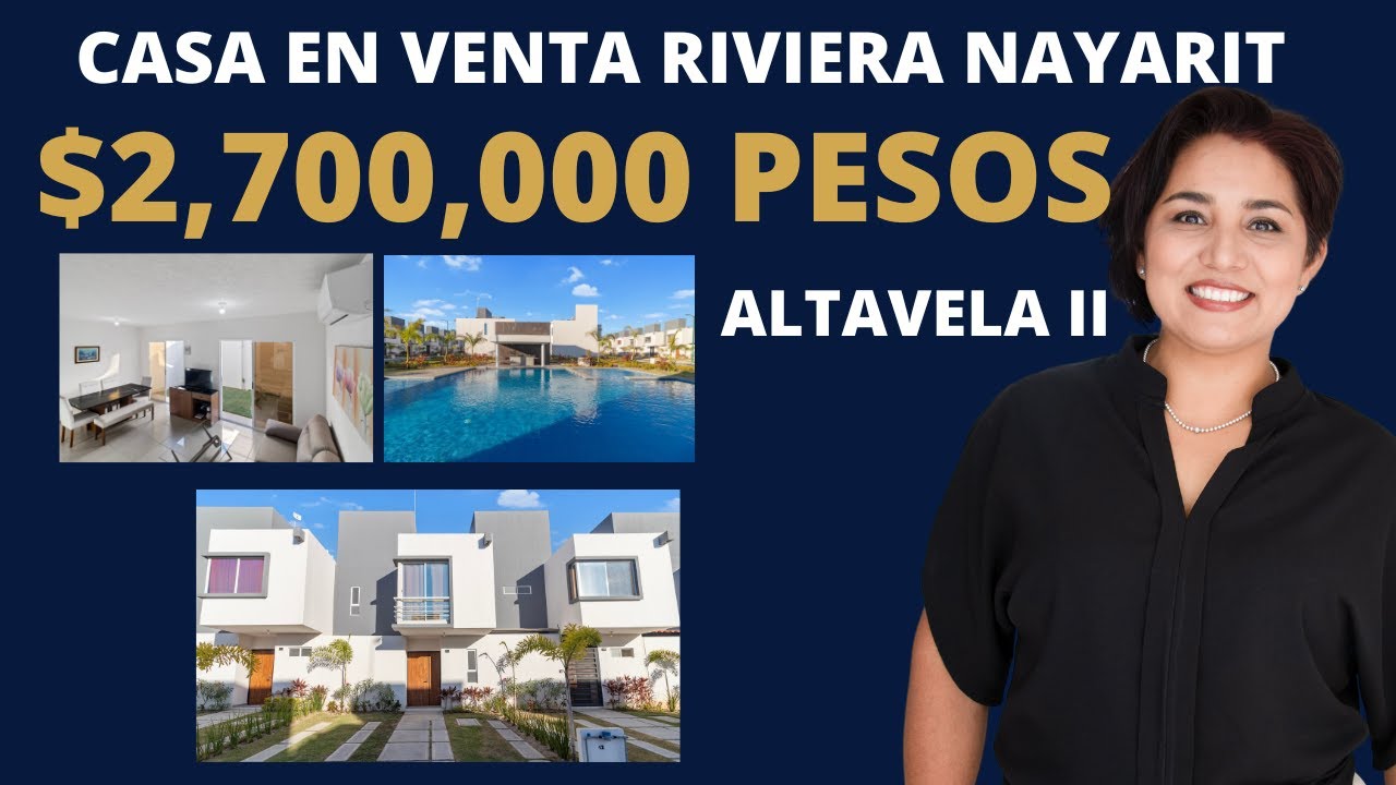 Casa en VENTA totalmente amueblada en Riviera Nayarit a sólo 