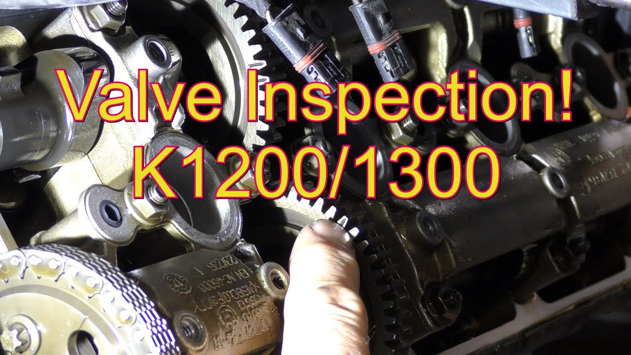 BMW K1200/1300 Valve Inspection 2006-2014