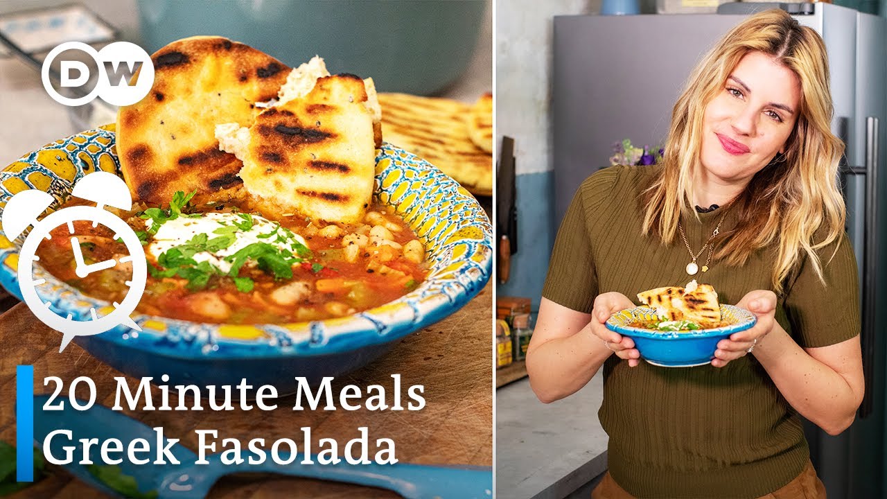 Traditional Greek Fasolada (Bean Soup) In Under 20 Minutes | 20 Minute Meals Ep. 3