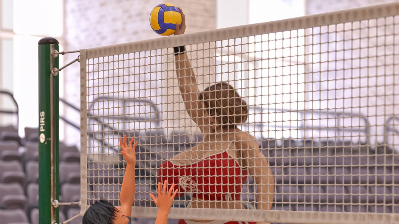 Siatkarki o wzroście 7 st&oacute;p &ndash; Goddess Volleyball od GiantPoser
