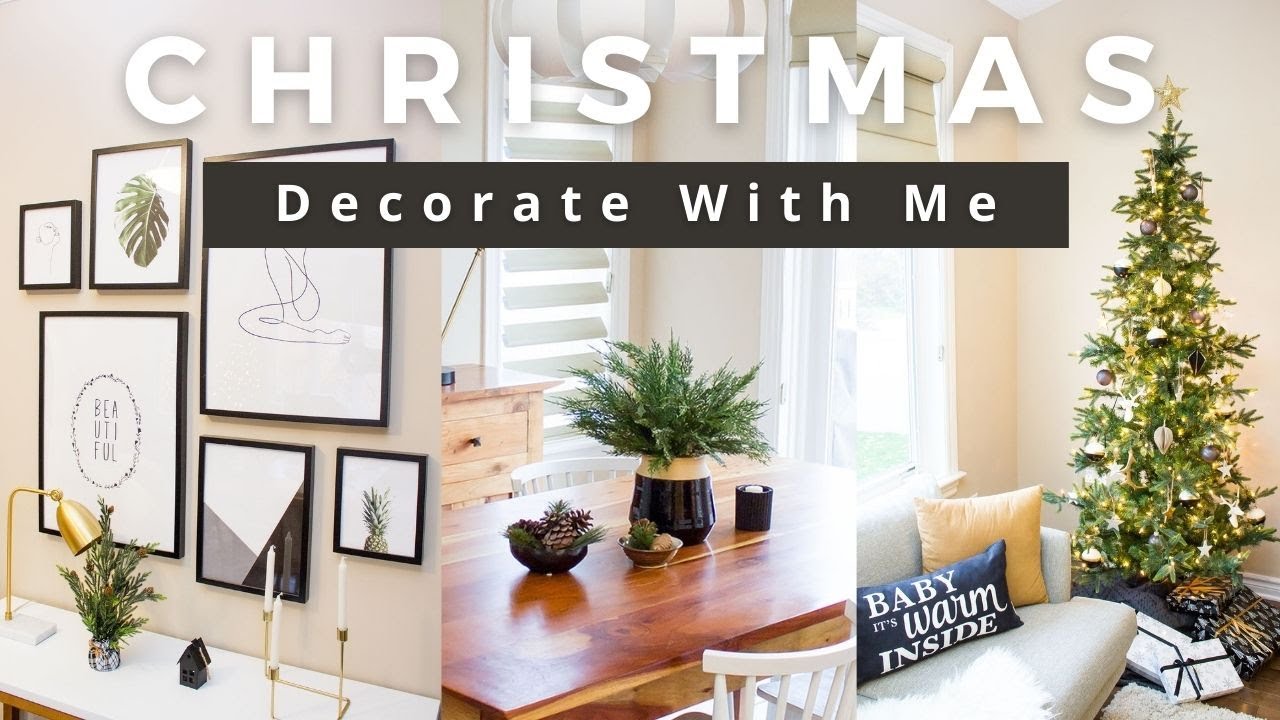 Christmas Decorate With Me | Living Room & Dining Room Decor Ideas