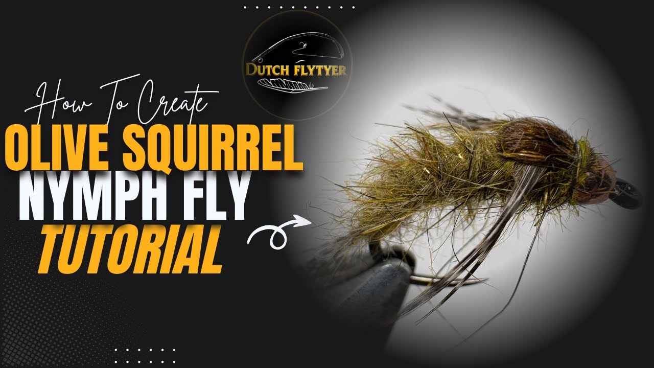 Olive Squirrel Nymph Fly Tying Tutorial  | Deadly Trout Pattern You Must Have