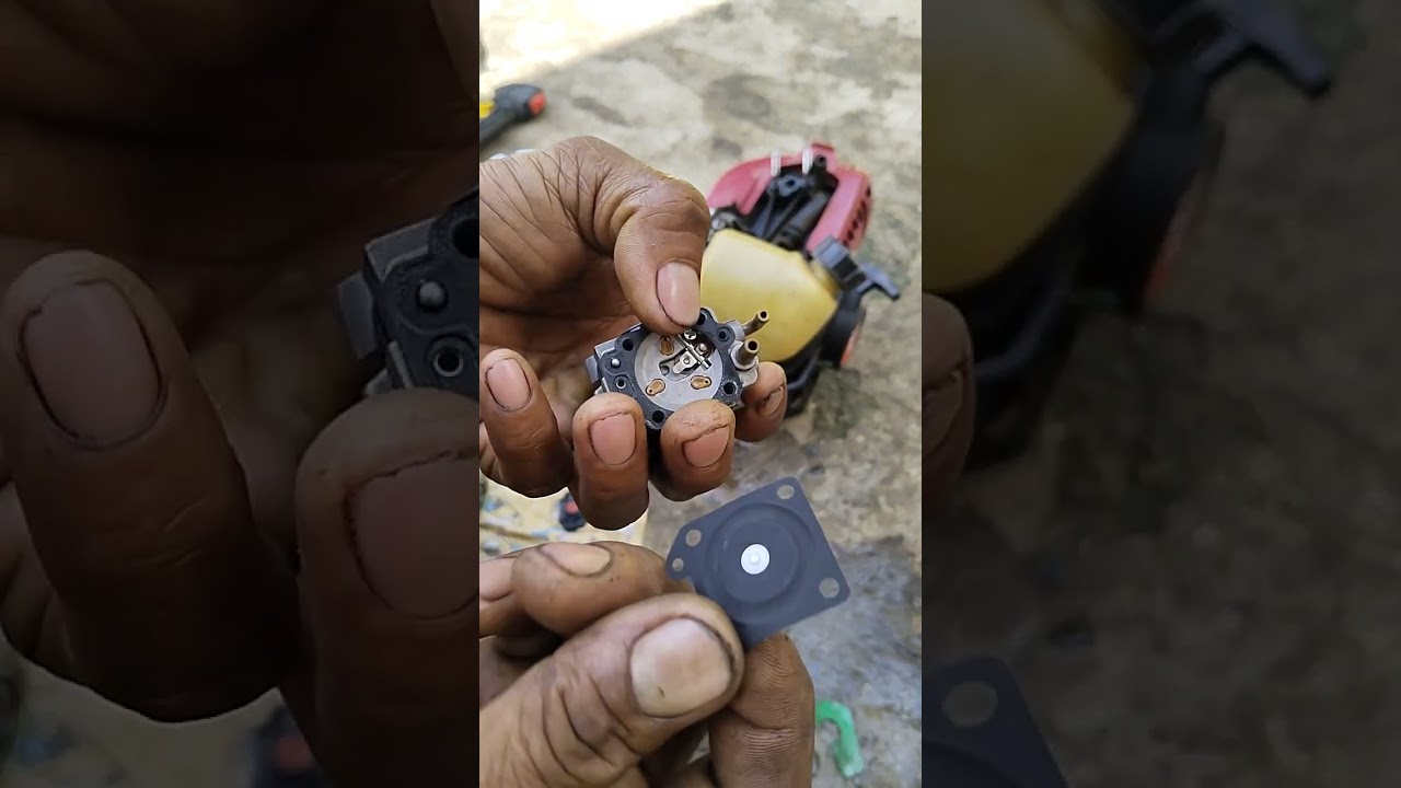 Brush Cutter Repair 4 Stroke  Tutorial Simple