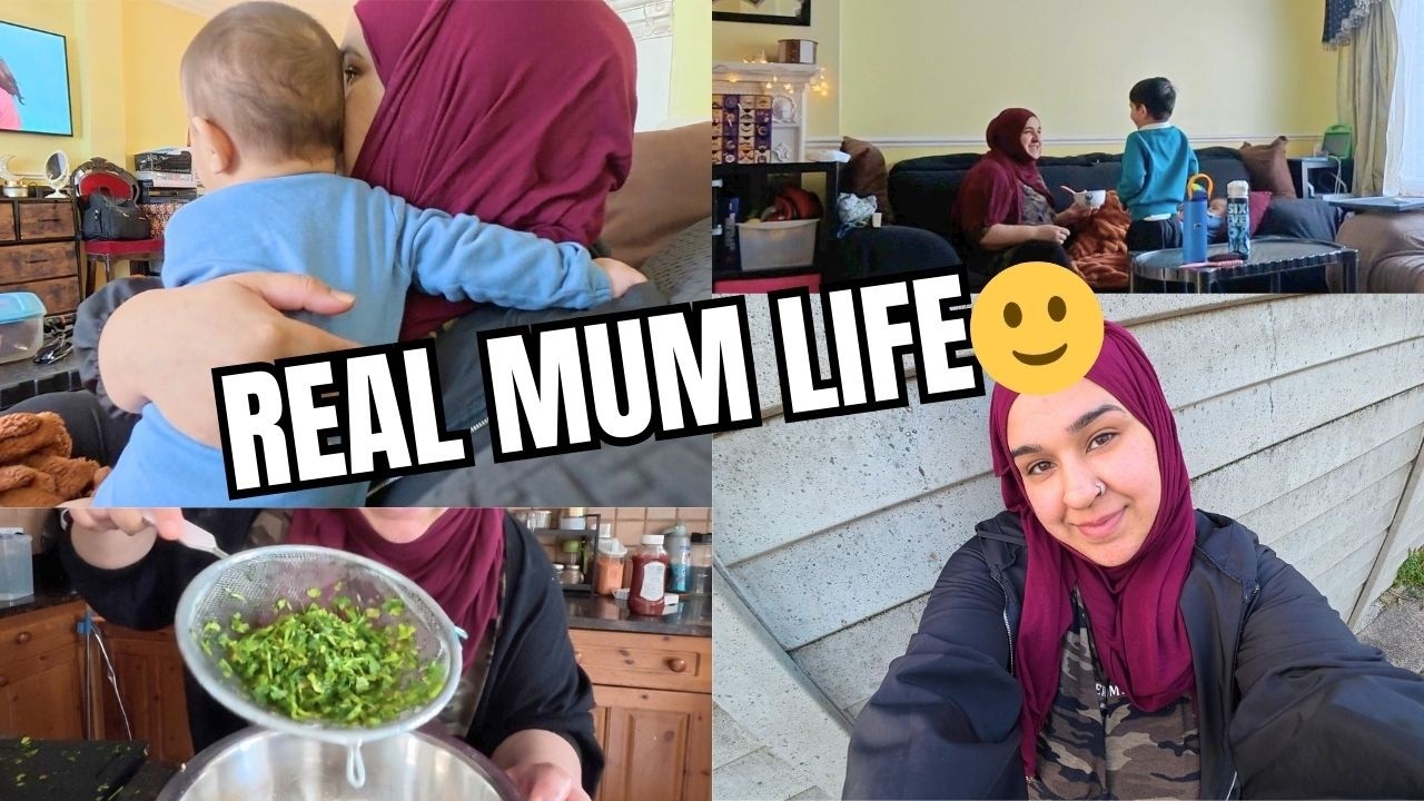 A Realistic Day in the Life of a Stay at Home Mum of 4 | Making Pakoras at Home