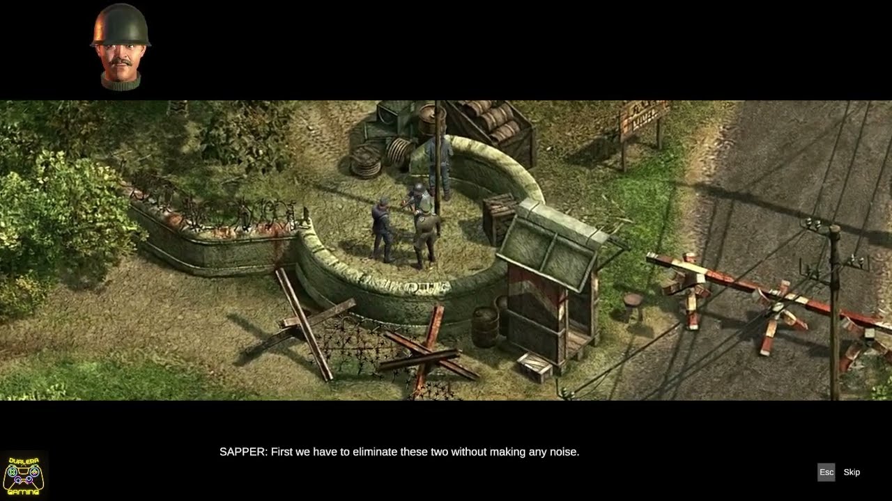 COMMANDOS 2 Men of Courage | Training Camp 1 - Full Gameplay Walkthrough (HD)