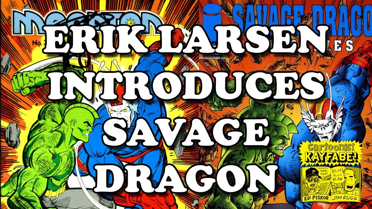 Savage Dragon Introduced in Megaton Issue 3. Let's Look at Some Super Early Erik Larsen!