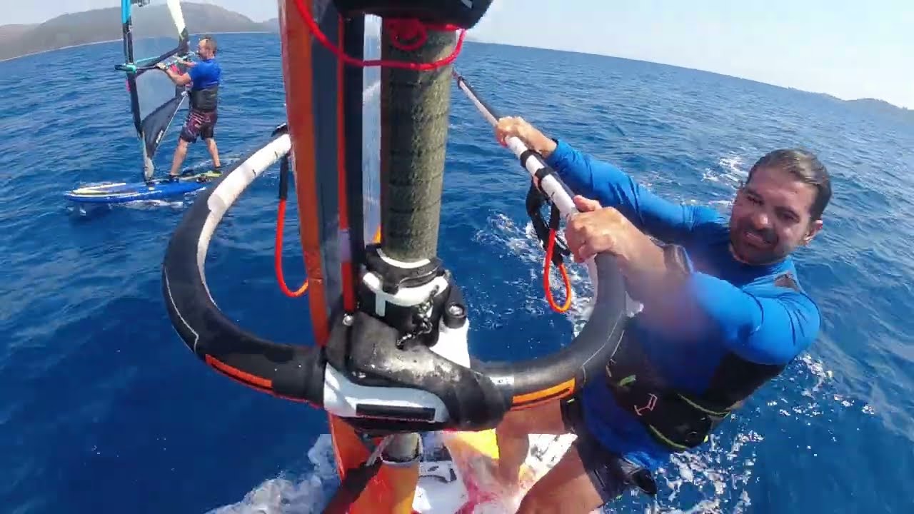 Windsurfing at a Freeride Paradise - Finikounda