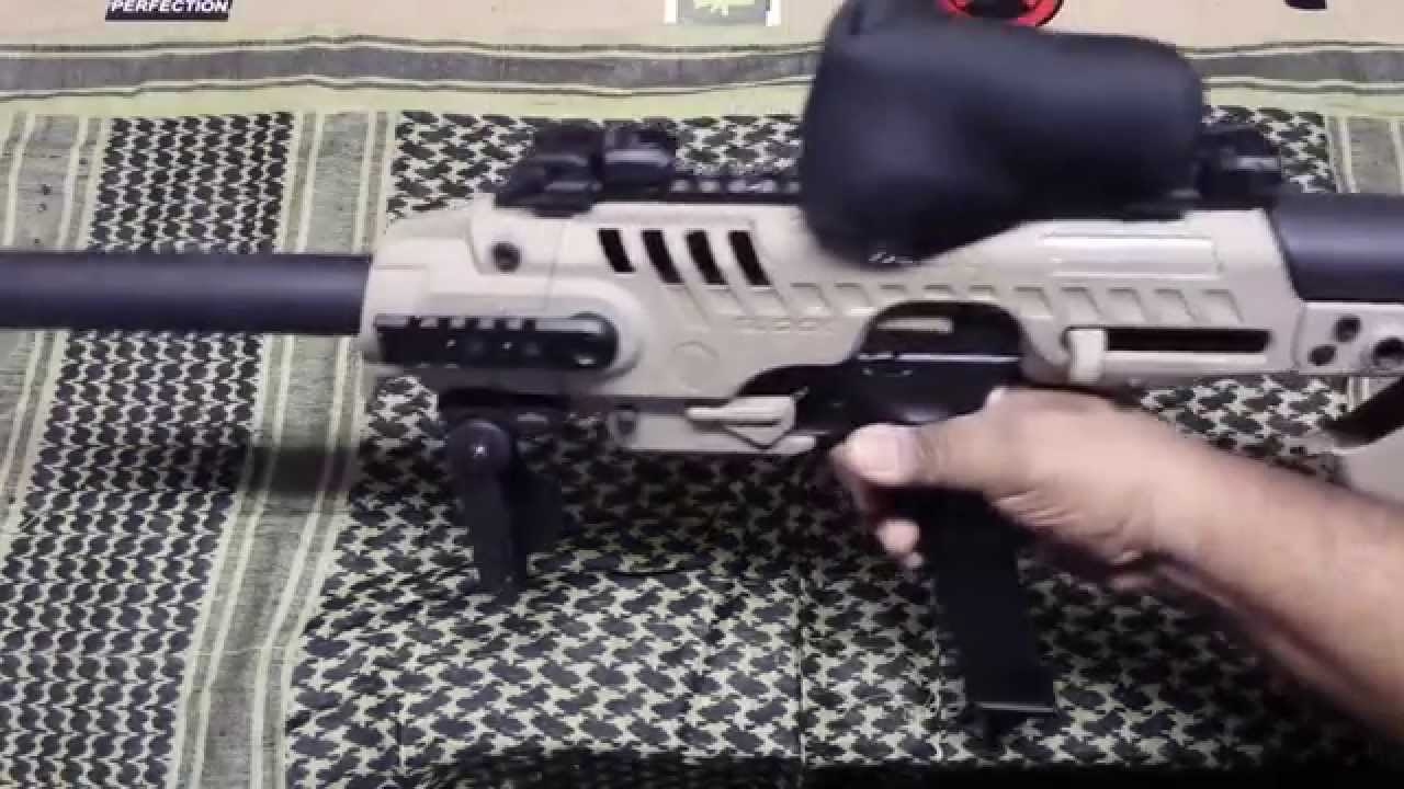 Suppressed Glock 19 SBR in EMA Tactical RONI Conversion Kit