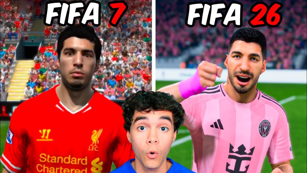 ¡JUEGO CON LUIS SUAREZ EN CADA FIFA!