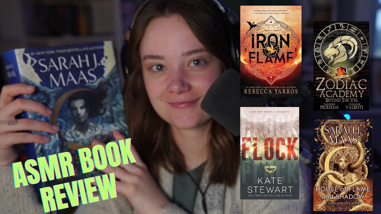ASMR Book Review! Recent City, Iron Flame, Flock, Zodiac Academy & More!
