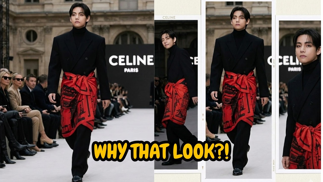 V Owns Celine Tonight—But Jungkook’s Expression Changes Everything.!