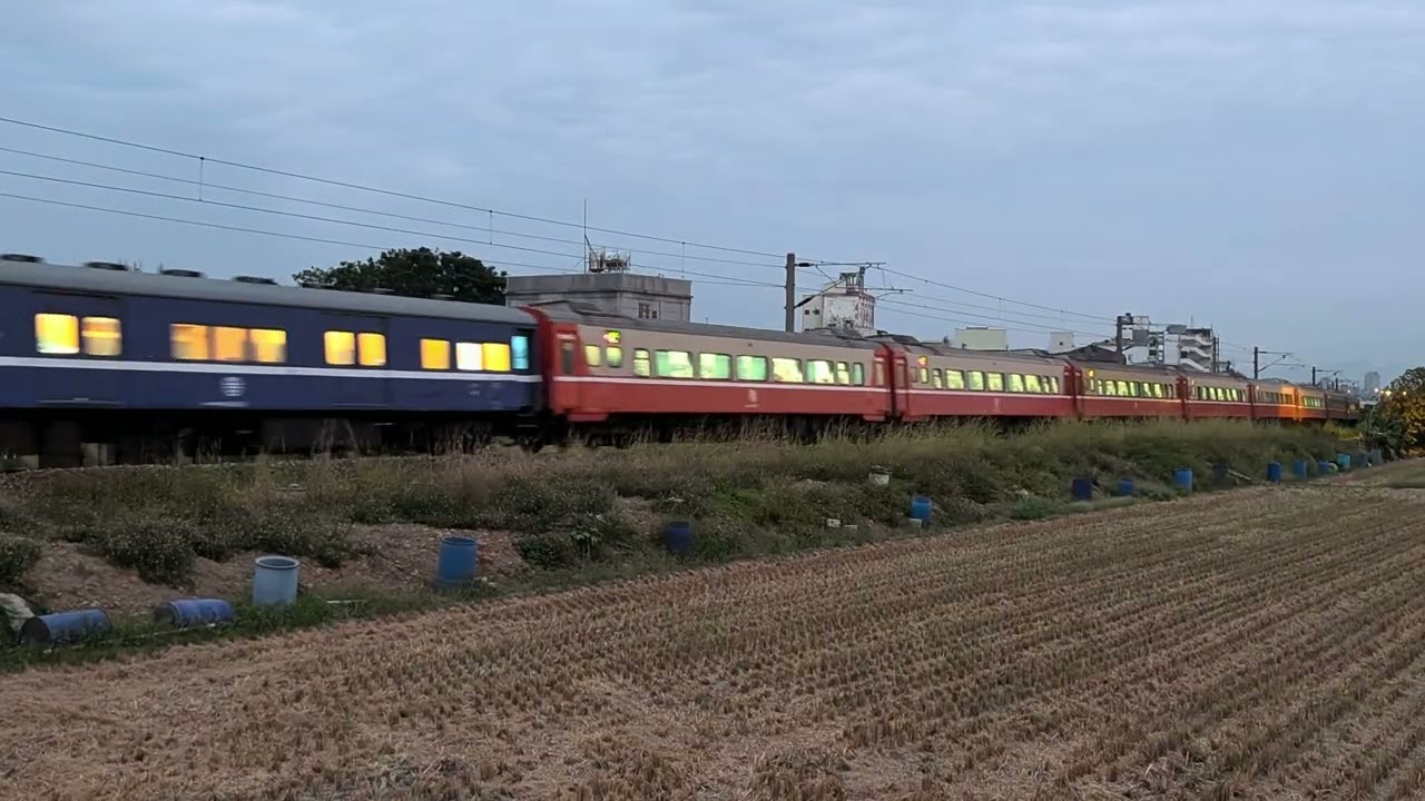 554次莒光號 本務E207 追分北通過