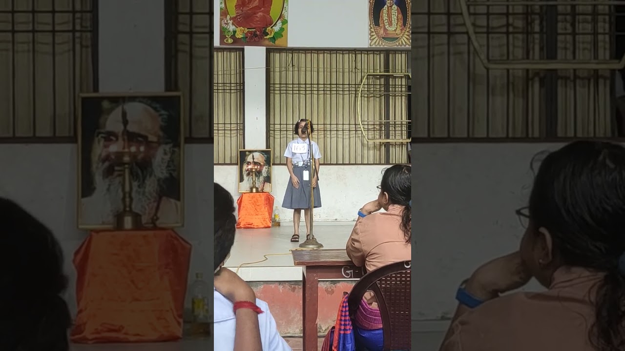 'Mohanaraaga Tharangam', മോഹനരാഗതരംഗം sung by Shubhangi at a singing competition in 2023