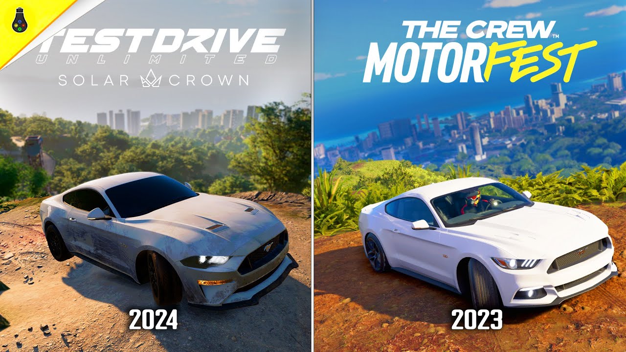 Test Drive Unlimited SC vs The Crew Motorfest - Сравнение деталей и физики
