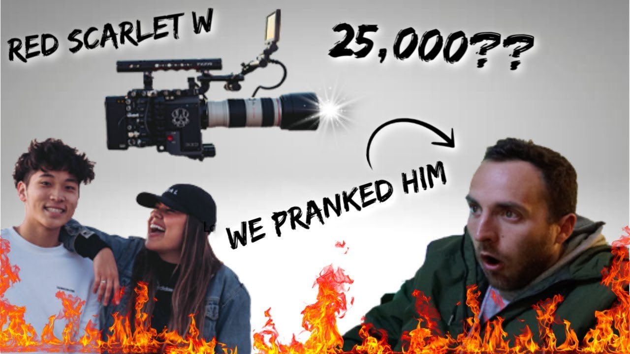 NEW RED CAMERA?!??! (Vlog/prank)