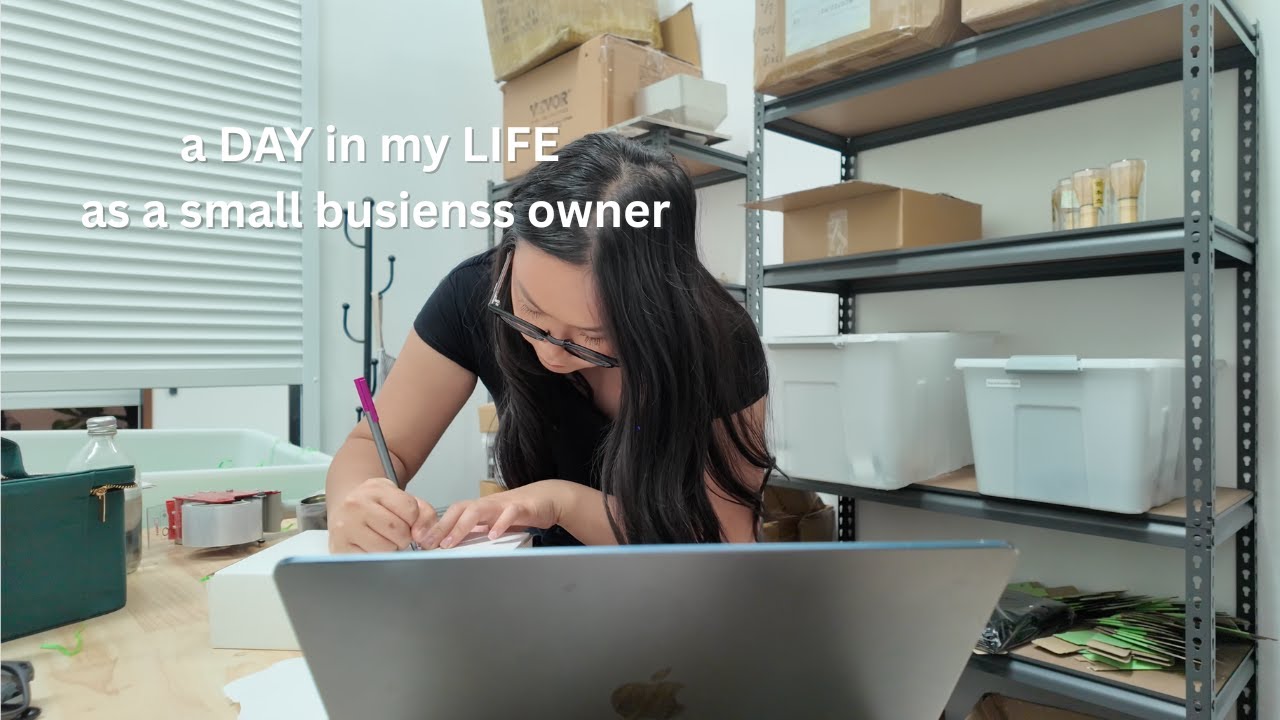 a day in my life owning a small matcha brand!! | Satori Tea House Vlog 1
