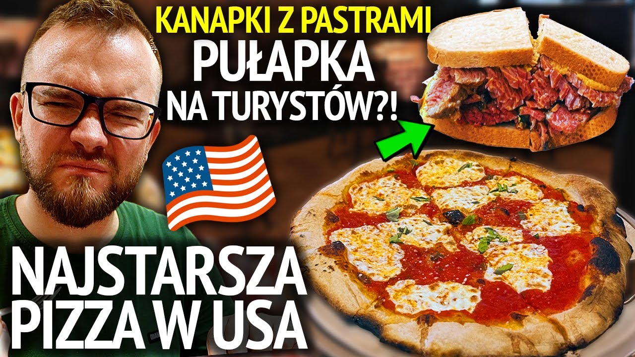 NOWY JORK: POPULARNE RESTAURACJE - PUŁAPKA NA TURYSTÓW czy DOBRE JEDZENIE? Najstarsza pizza w USA