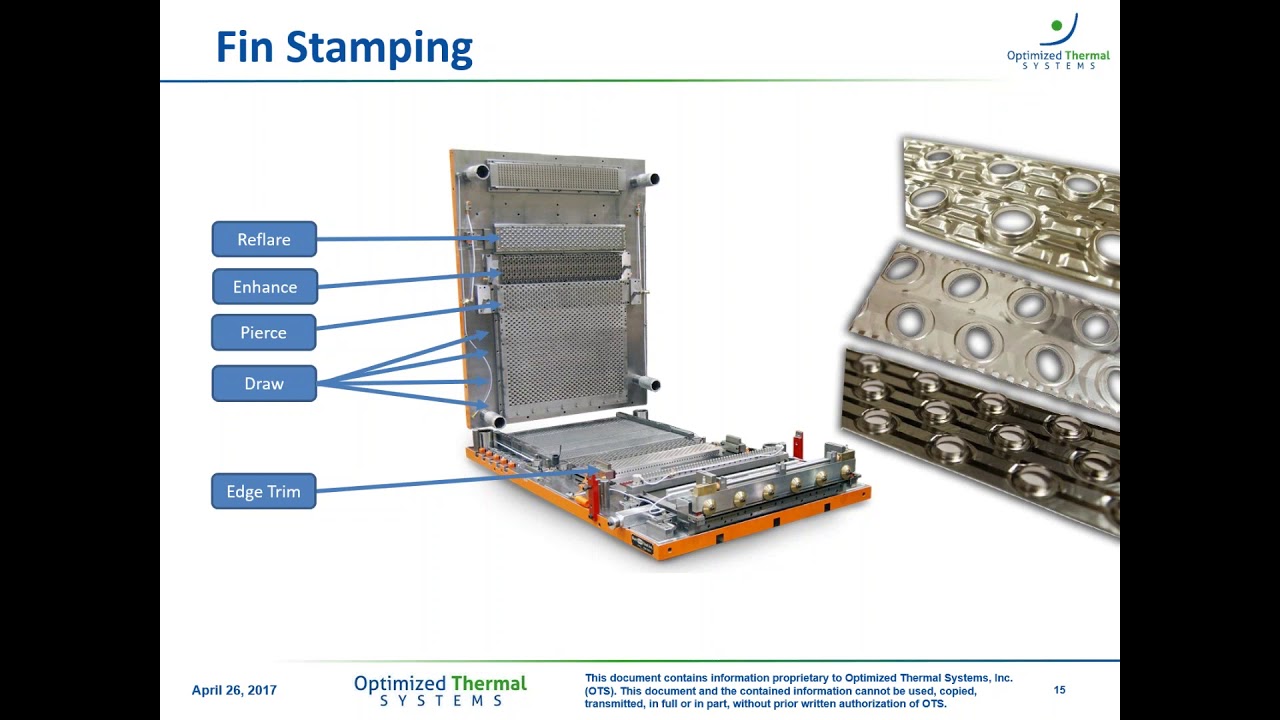 Construction of Small Diameter Copper Tube Fin Heat Exchangers
