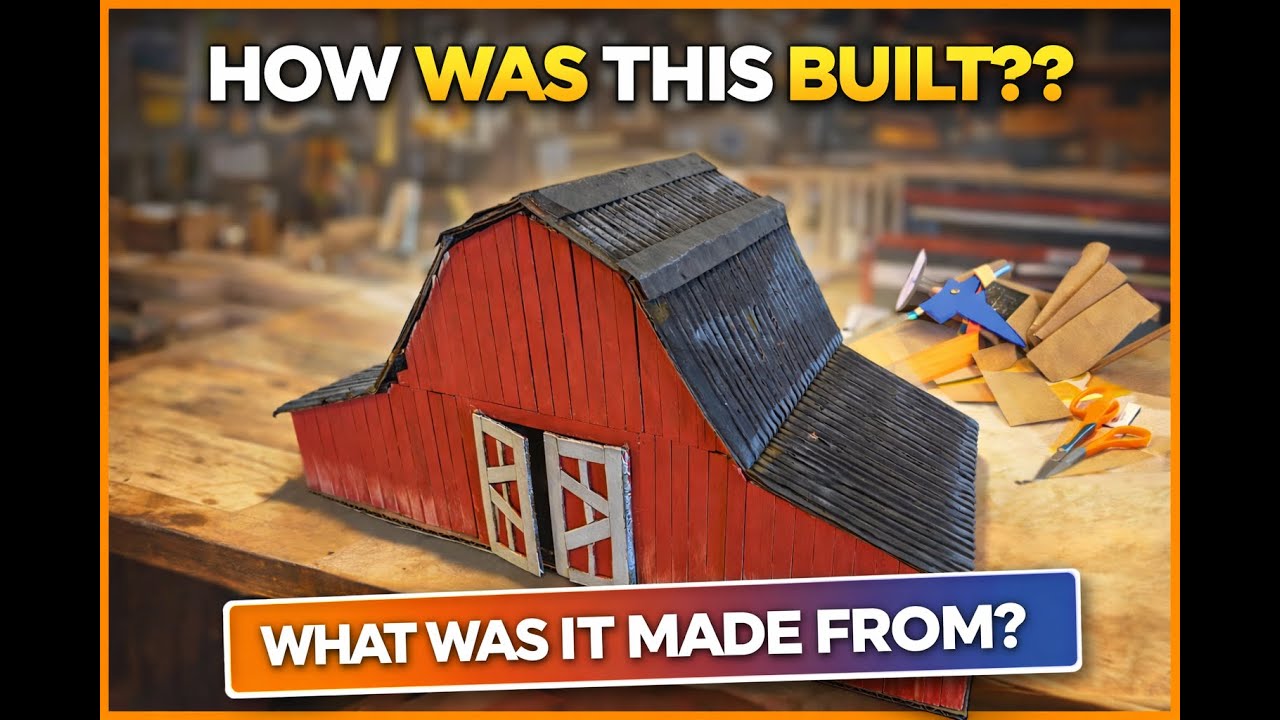 My complete barn model building and detailing process