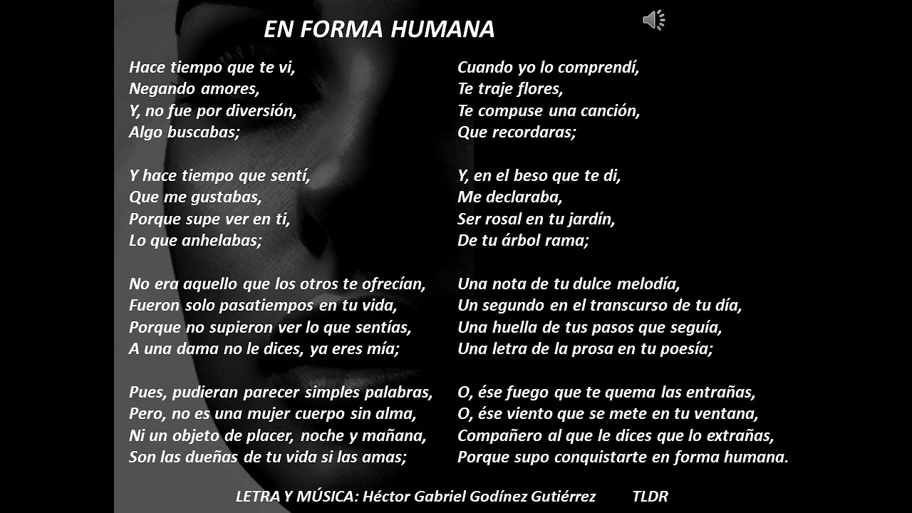 En forma humana