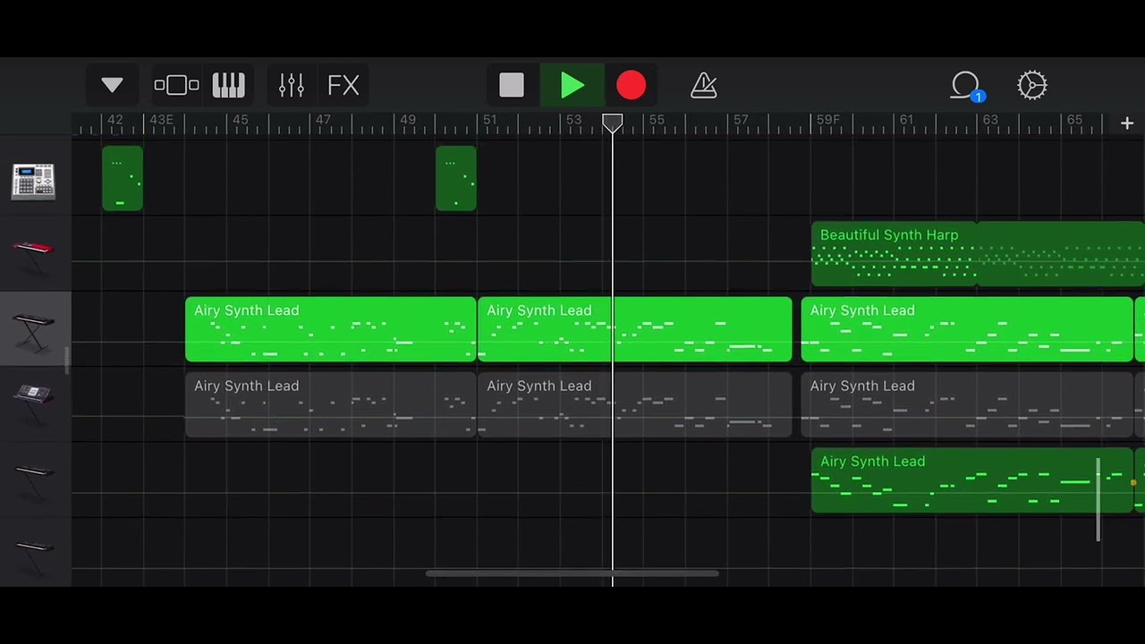 【GarageBand】音ゲー的曲【オリジナル曲】