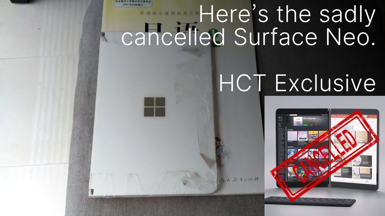 [Exclusive] Here's the sadly cancelled Surface Neo.