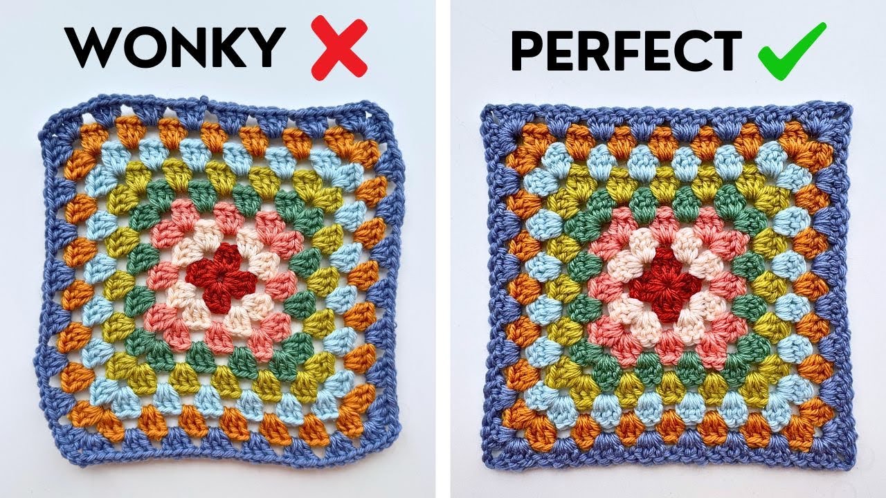 How to Crochet the Perfect Granny Square - 7 Game-Changing Tips!