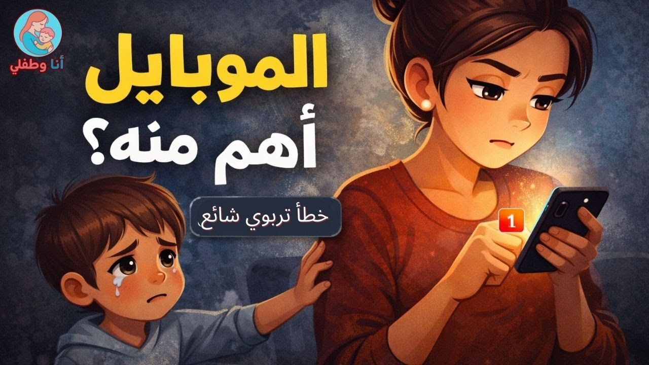 “أفضل طريقة تتعاملي بيها مع تجاهل الطفل بسبب الموبايل”
