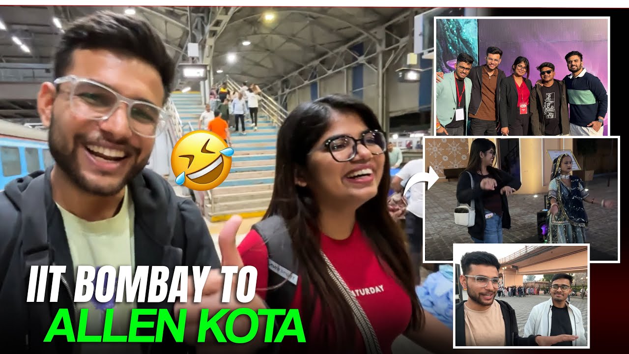 IIT Bombay to Allen Kota with Harshita😂| IIT & Medical YouTuber Meetup 