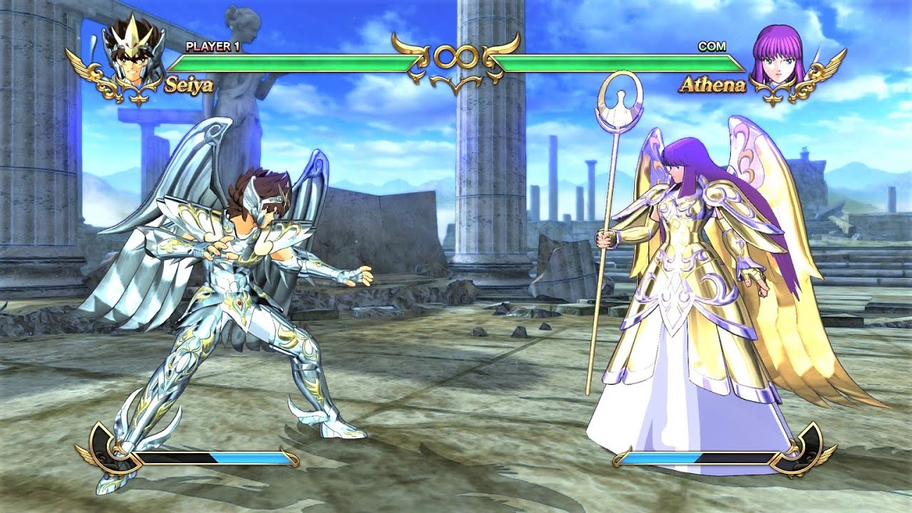 When Saint Seiya and Athena speak Portuguese...