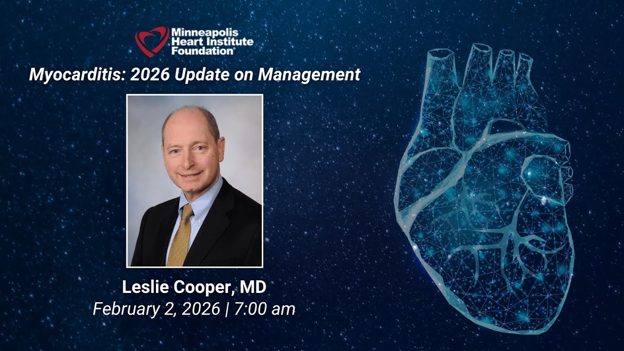 Myocarditis: 2026 Update on Management | Leslie Cooper, MD