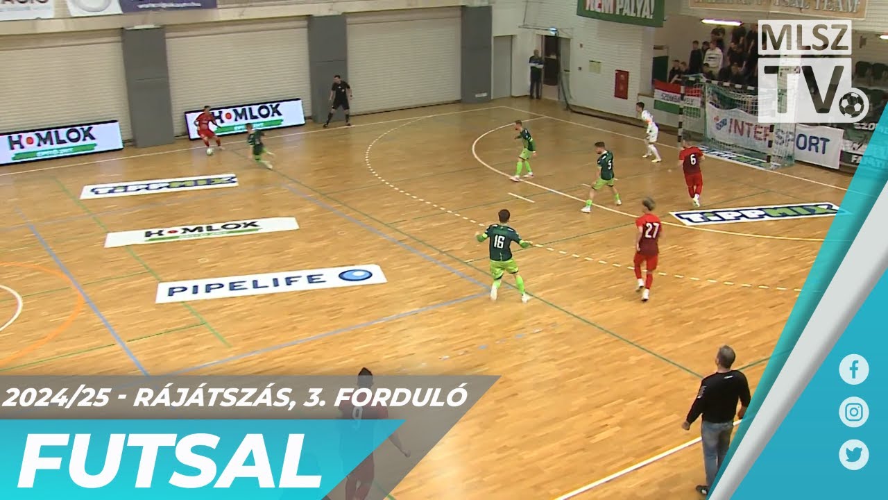 Haladás VSE – MVFC Berettyóújfalu | 0-0 | Férfi Futsal NB I | Rájátszás 3. forduló | MLSZTV