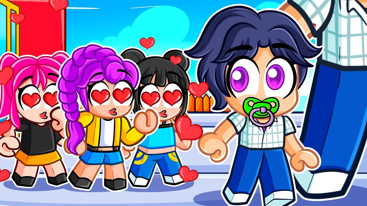 У малыша Джину в Roblox есть БЕЗУМНЫЕ ФАНАТКИ! (KPop Demon Hunters)