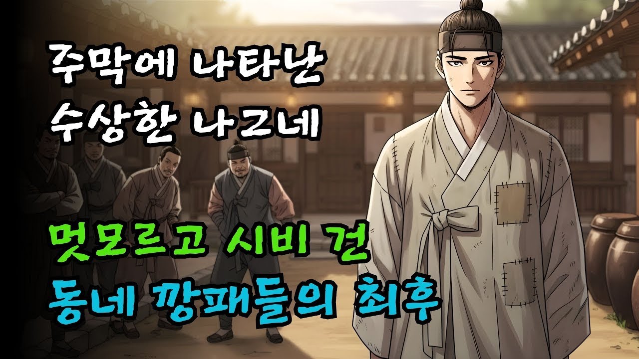 주막에 나타난 수상한 나그네, 멋모르고 시비 건 동네 깡패들의 최후 | 야담·민담·전설·설화