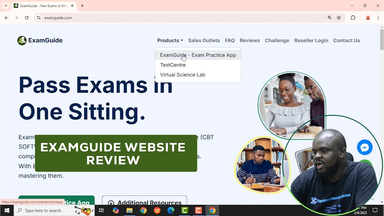 ExamGuide Website Review | Navigating www.examguide.com |