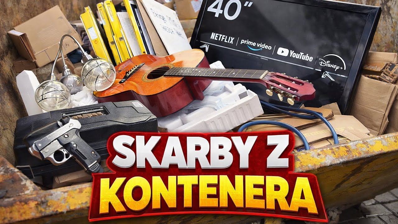 Nie do wiary! Nowy TV i kolekcja zapalniczek w kontenerze 😱 | Skarby z Anglii