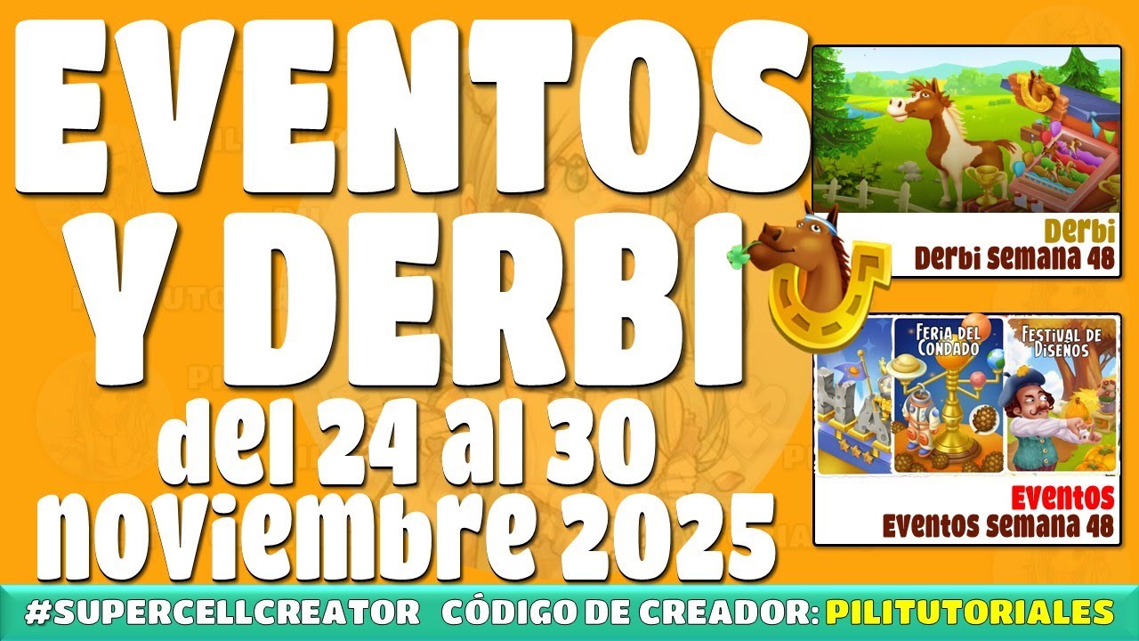Adelanto de eventos y derbi del 24 al 30 de noviembre 2025. El catálogo de acción de gracias.