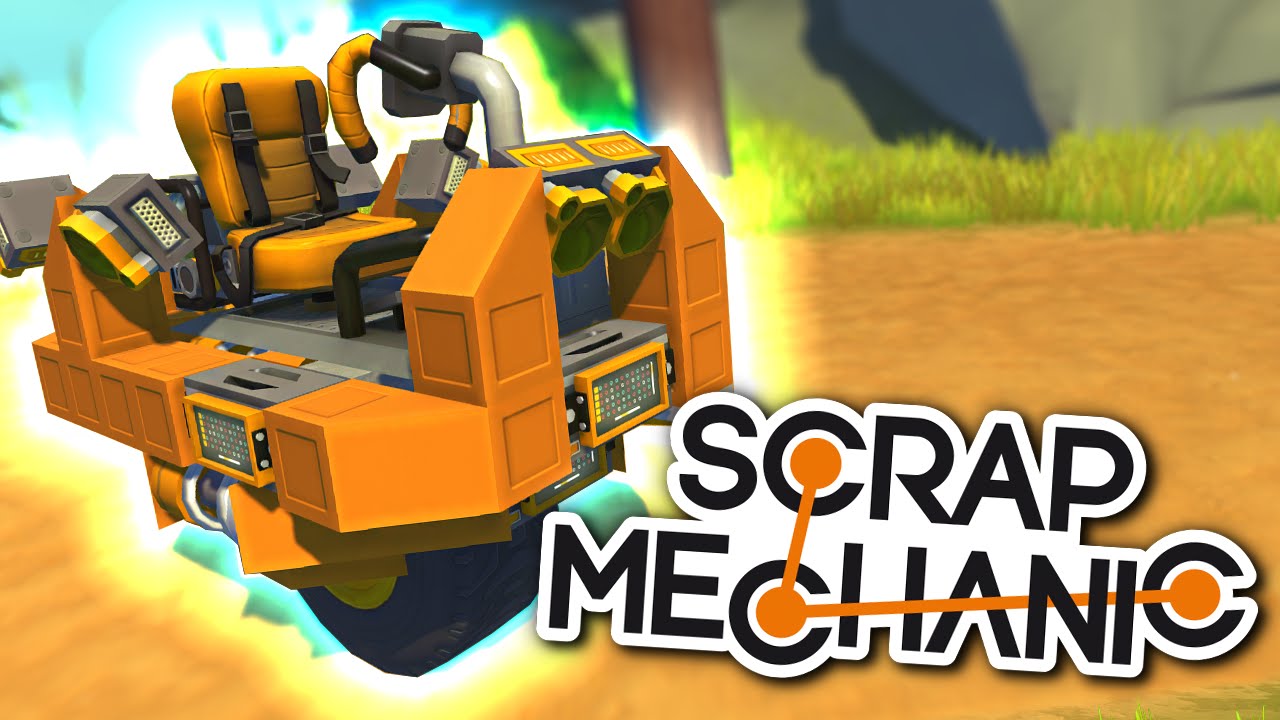 Scrap Mechanic CREATIONS - THE AMAZING UNICYCLE + Tutorial - Scrap Mechanic Gameplay