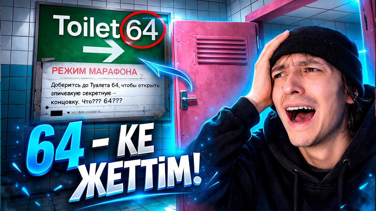 ӘЖЕТХАНАДАН ШЫҚТЫМ! | ПРОШЕЛ ДО 64 УРОВЕНЬ В TOILET 8!?