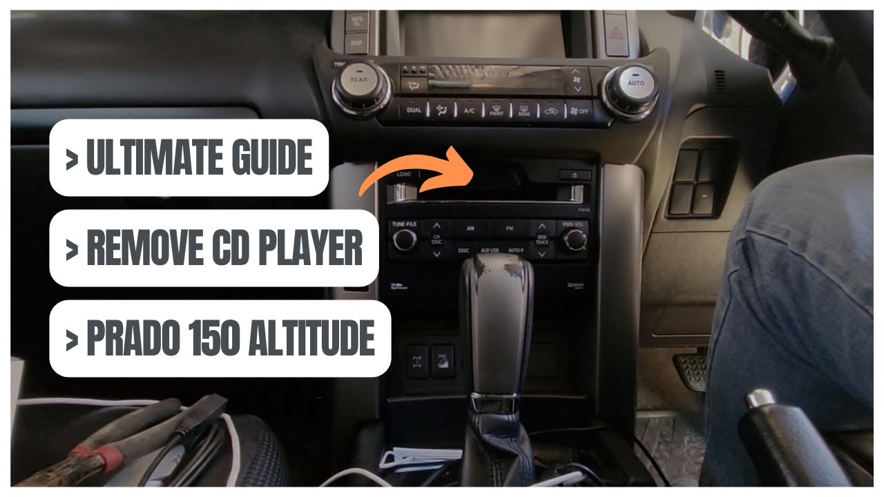 Ultimate Guide: How to radio factory removal TOYOTA PRADO 150 ALTITUDE 2012 CD player (2009 - 2013)