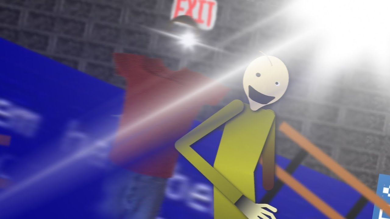 Corrupted Baldi Vs Null | The final lesson Vs Baldi's Basics | Stick nodes animation fight