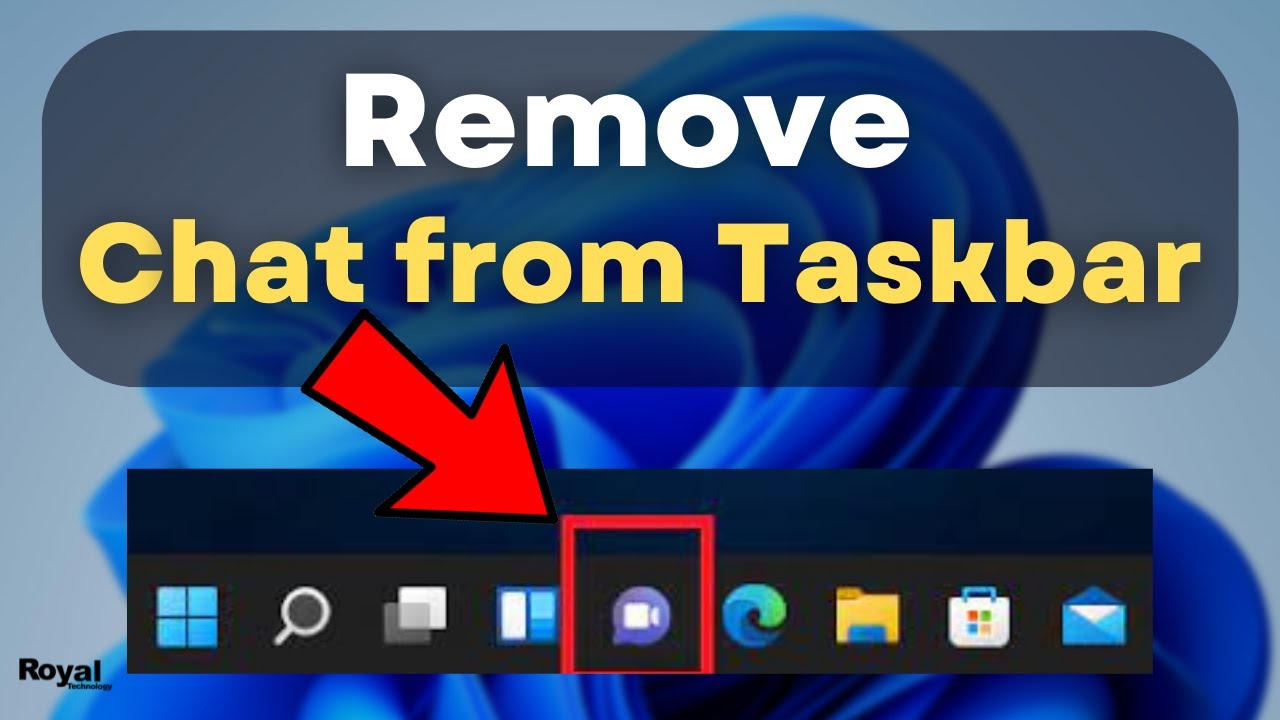 How To Remove Chat from Windows 11 Taskbar