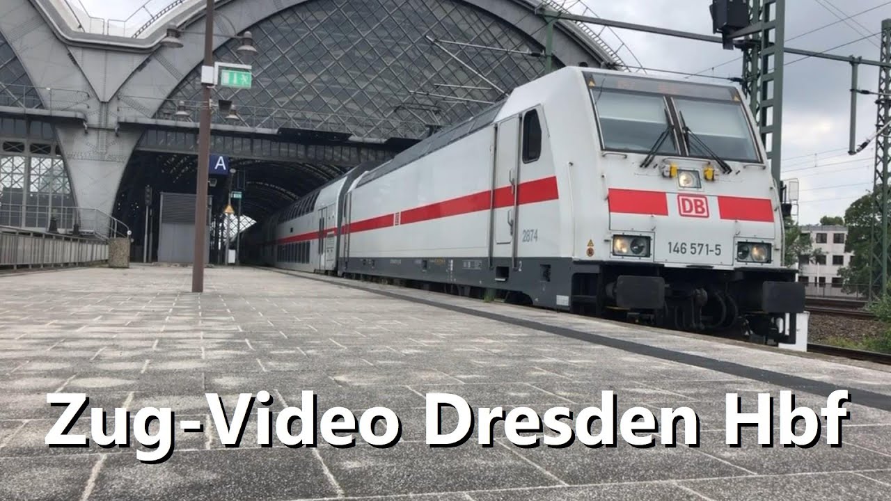 Zug-Film Dresden Hauptbahnhof. S-Bahn Dresden, Regio, IC, DB Netz Instandhaltung und mehr.