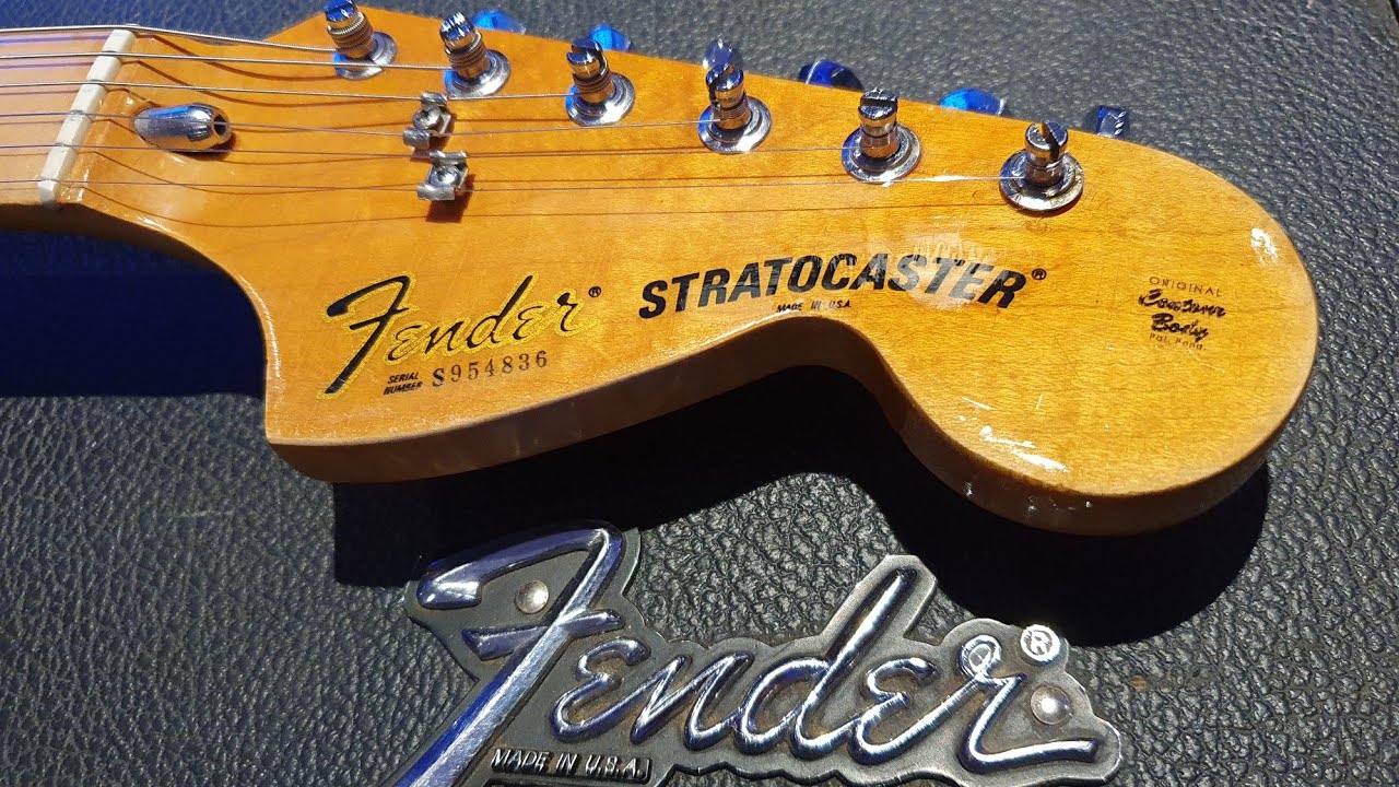 1979 Fender Stratocaster Natural