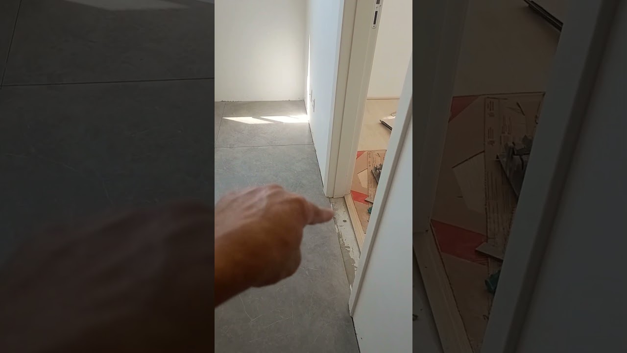 terminando o piso da sala/cozinha 