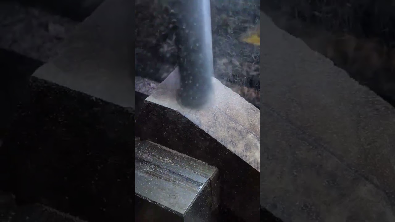 Milling the switch face on a block of Turkish walnut #woodworking #artisan #handmade #milling
