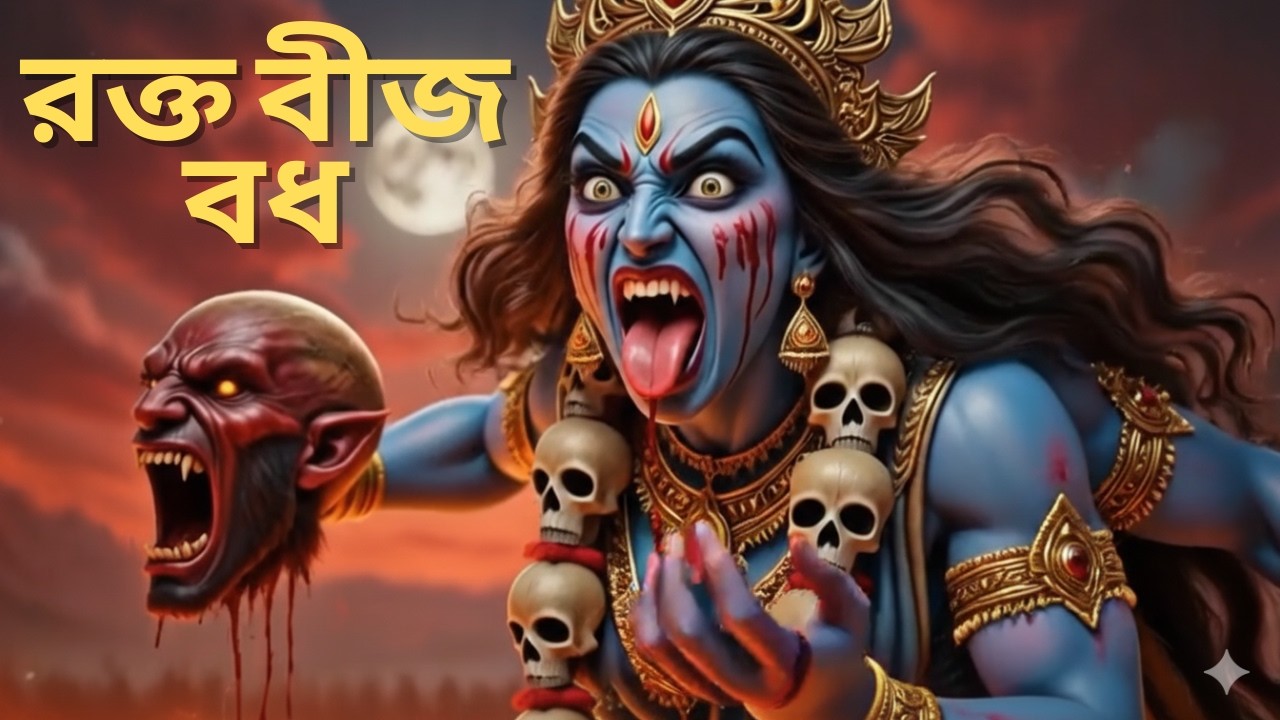 দেবী কালীর রক্তবীজ বধ | Raktabeej Badh | Story in Bengali | Bengali Moral Stories | Kali vs Raktabij