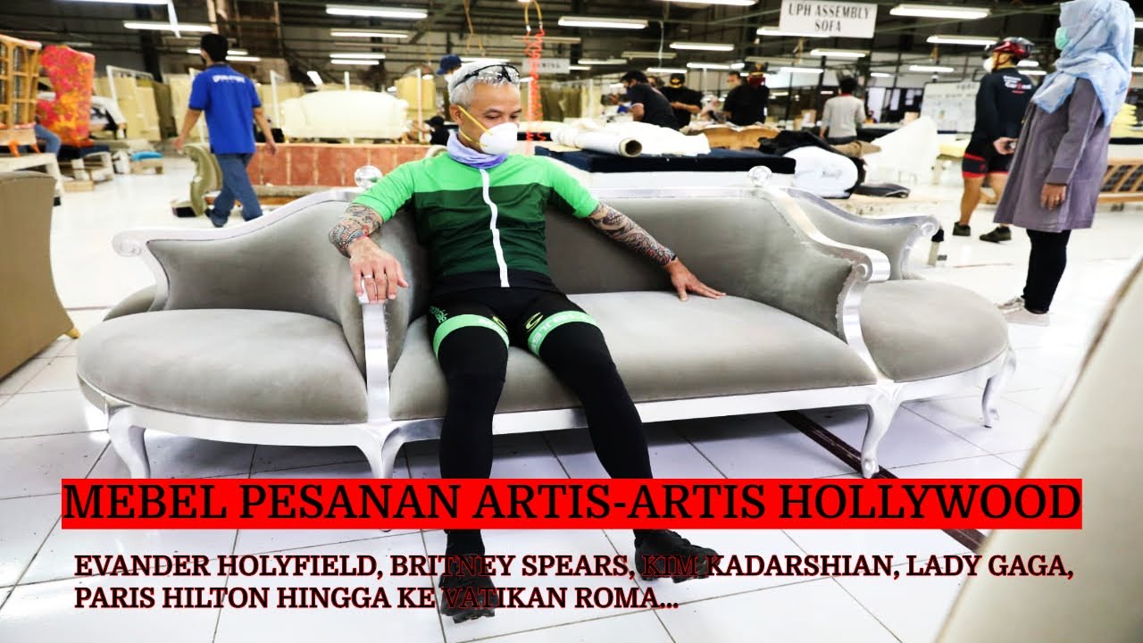GANJAR KUNJUNGI PABRIK MEBEL BERKELAS INTERNASIONAL